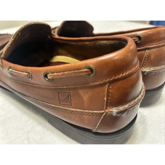Sperry Top-Sider Shoes Men’s Size 13 M Brown Wetlands Loafer Leather Kiltie - Picture 5 of 10